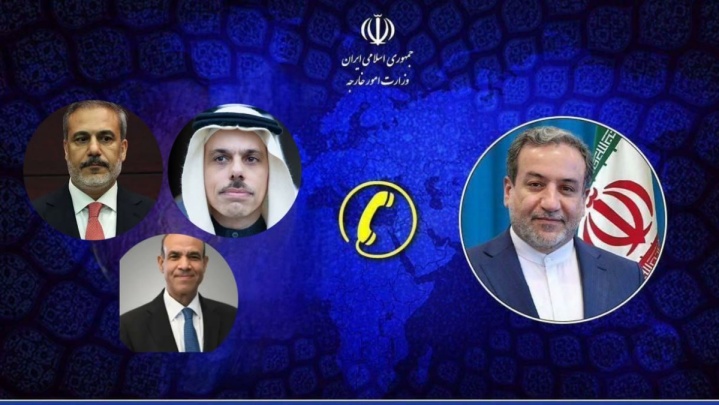 گفتگوهای تلفنی وزیر امور خارجه ایران با وزرای خارجه منطقه