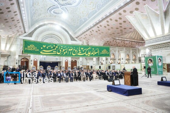 تجدید میثاق رییس و نمایندگان مجلس با آرمانهای امام راحل