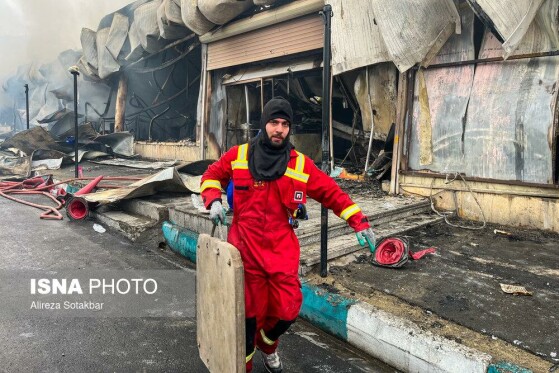 آتش‌سوزی بازار بزرگ جنت‌ - تهران