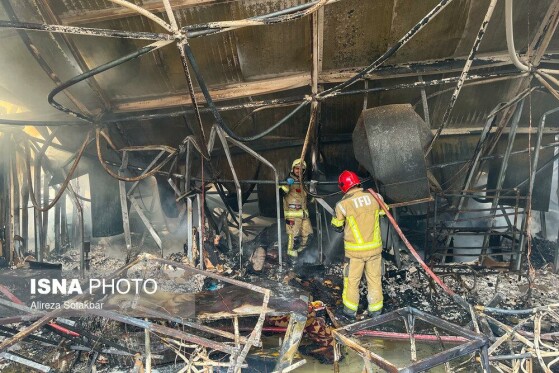 آتش‌سوزی بازار بزرگ جنت‌ - تهران
