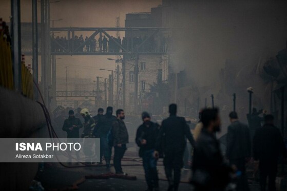 آتشسوزی بازار بزرگ جنت - تهران
