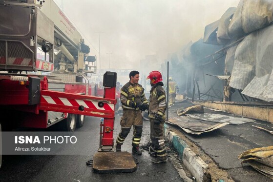 آتش‌سوزی بازار بزرگ جنت‌ - تهران