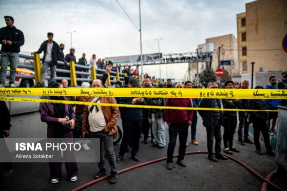 آتشسوزی بازار بزرگ جنت - تهران