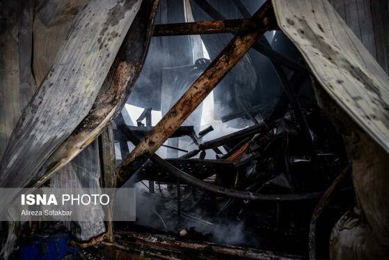 آتشسوزی بازار بزرگ جنت - تهران