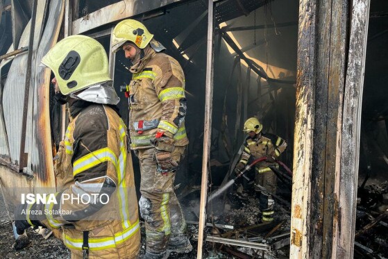 آتشسوزی بازار بزرگ جنت - تهران
