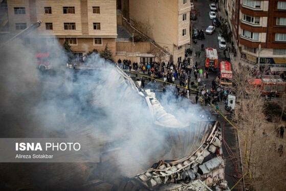 آتشسوزی بازار بزرگ جنت - تهران