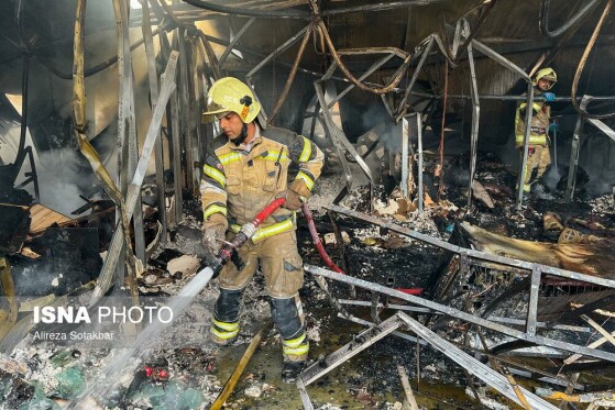 آتش‌سوزی بازار بزرگ جنت‌ - تهران