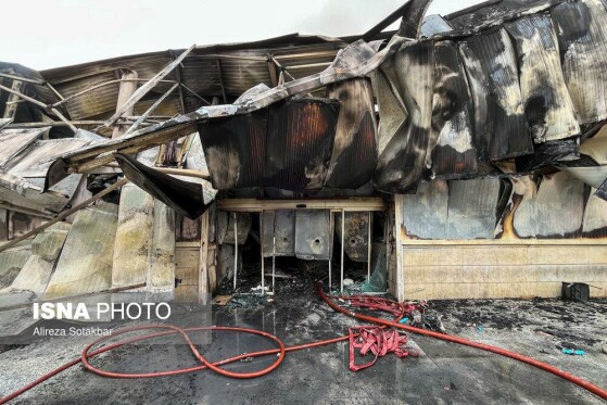 آتش‌سوزی بازار بزرگ جنت‌ - تهران