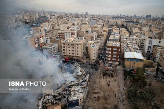 آتش‌سوزی بازار بزرگ جنت‌ - تهران