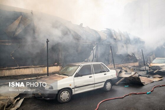 آتش‌سوزی بازار بزرگ جنت‌ - تهران