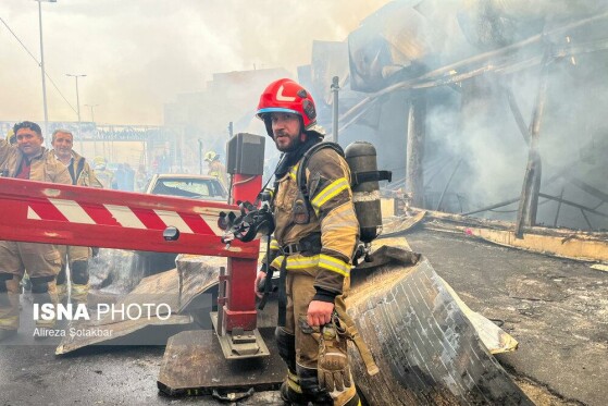 آتش‌سوزی بازار بزرگ جنت‌ - تهران