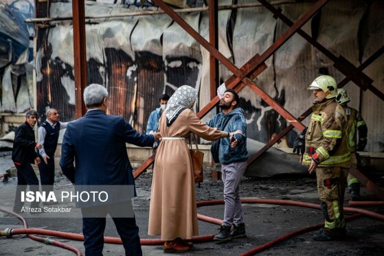 آتش‌سوزی بازار بزرگ جنت‌ - تهران