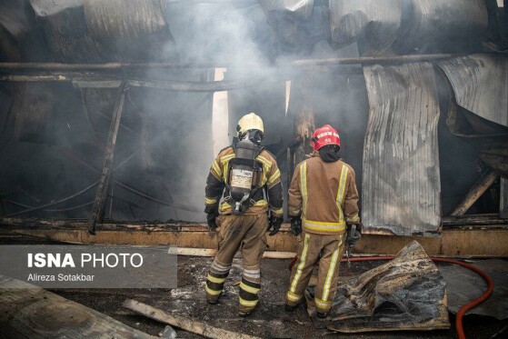 آتش‌سوزی بازار بزرگ جنت‌ - تهران