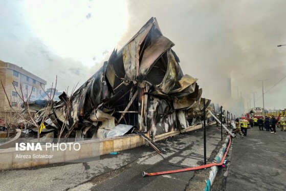 آتشسوزی بازار بزرگ جنت - تهران