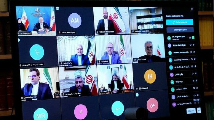 نشست وبیناری عراقچی با سفرا و رؤسای نمایندگی‌های ایران در قاره آمریکا