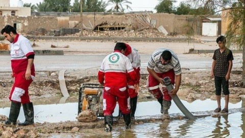 آماده‌باش هلال احمر در پی ورود سامانه بارشی به کشور از جمعه شب