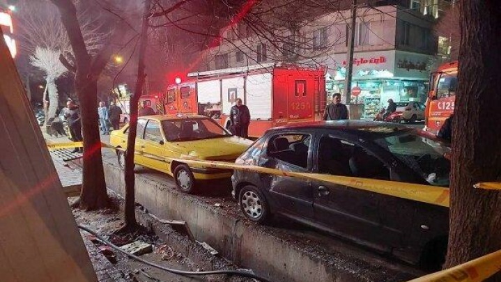 انفجار و آتش‌سوزی در میوه‌فروشی خیابان پیروزی به علت نشت گاز