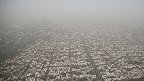 هوای ۱۱ نقطه تهران در وضعیت قرمز/ یک نقطه بنفش شد