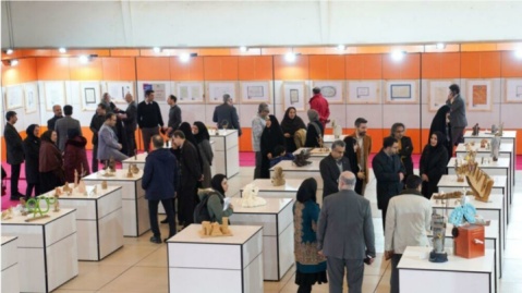 گشایش نمایشگاه دهمین دوسالانه ملی هنرهای تجسمی کانون