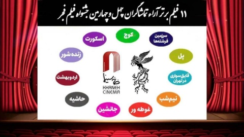 اعلام ۱۱ فیلم برتر آرای مردمی فجر بدون رتبه بندی