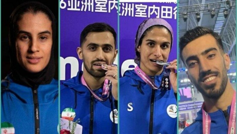 بسته شدن پرونده ایران در دوومیدانی داخل سالن قهرمانی آسیا با ۴ مدال