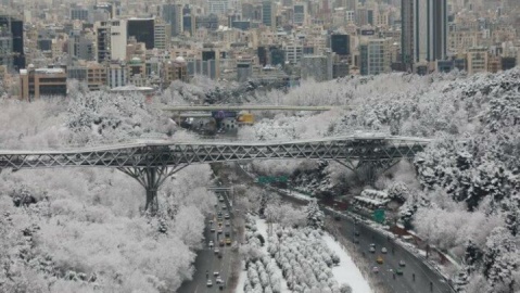 برف و باران مهمان پایتخت