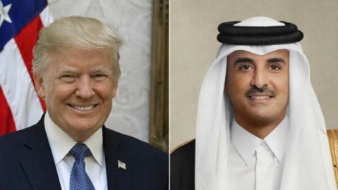 محورهای گفتگوی تلفنی امیر قطر و ترامپ