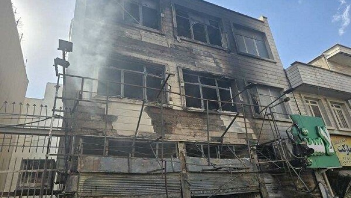 حریق مرگبار یک مغازه مکانیکی در خیابان مجیدیه تهران