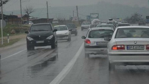 جاده هراز دو طرفه شد