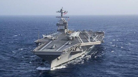 اعزام ناو هواپیمابر آمریکا از دریای کارائیب به خلیج فارس