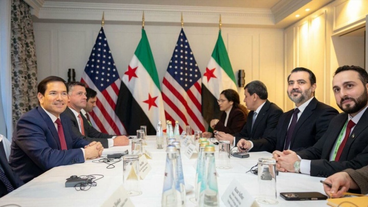 آمریکا: روبیو با وزیر خارجه سوریه و فرمانده قسد دیدار کرد