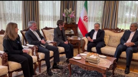 فیلم/ عراقچی با دبیرکل سازمان بین‌المللی صلیب سرخ دیدار کرد