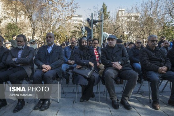 مراسم تشییع پیکر «عنایت بخشی