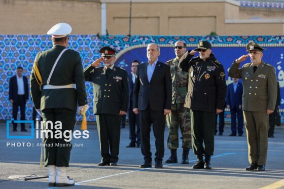 مراسم دانش آموختگی دانشگاه افسری و تربیت پلیس با حضور رئیس جمهور
