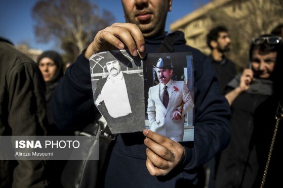 مراسم تشییع پیکر «عنایت بخشی