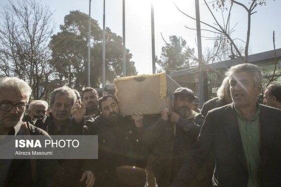 مراسم تشییع پیکر «عنایت بخشی