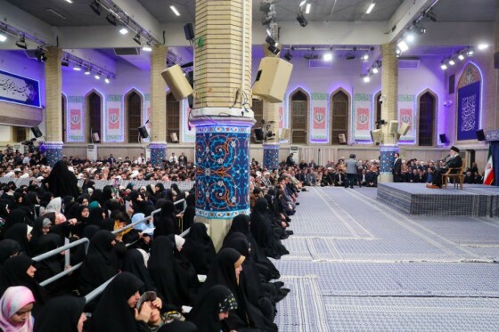 تصاویری از دیدار رهبر انقلاب اسلامی با مردم استان آذربایجان شرقی