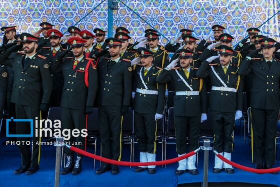 مراسم دانش آموختگی دانشگاه افسری و تربیت پلیس با حضور رئیس جمهور