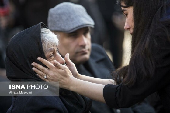 مراسم تشییع پیکر «عنایت بخشی