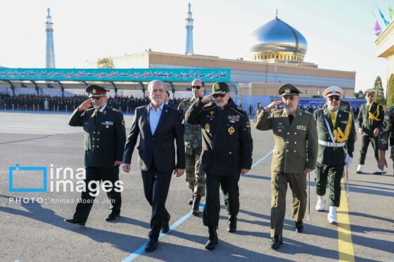مراسم دانش آموختگی دانشگاه افسری و تربیت پلیس با حضور رئیس جمهور