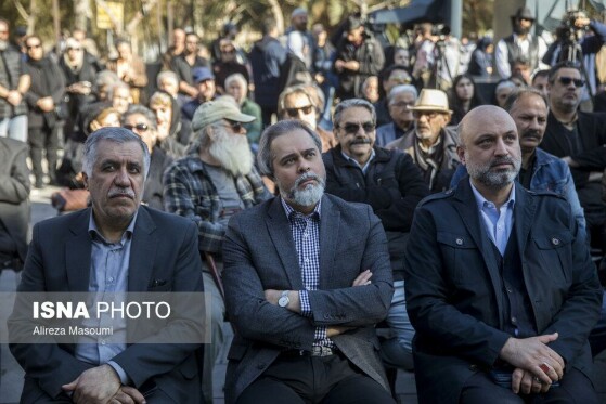 مراسم تشییع پیکر «عنایت بخشی