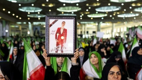 گزارش تصویری/ مراسم چهلم جانباختگان حوادث دیماه