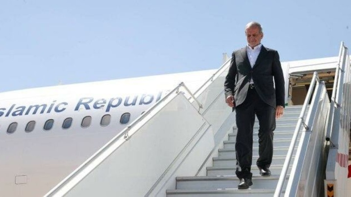 پزشکیان وارد استان لرستان شد