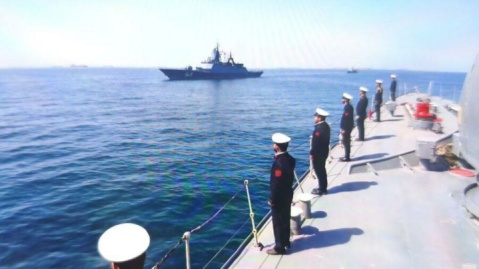 رزمایش مرکب دریایی ایران و روسیه پایان یافت