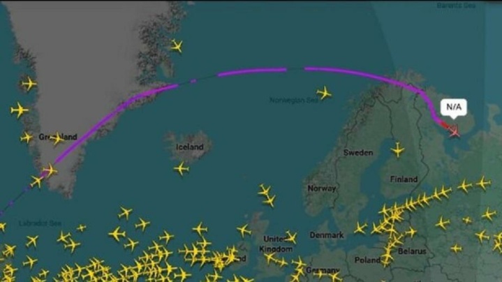 هواپیمای آمریکا پس از ورود به حریم هوایی روسیه از رادار محو شد