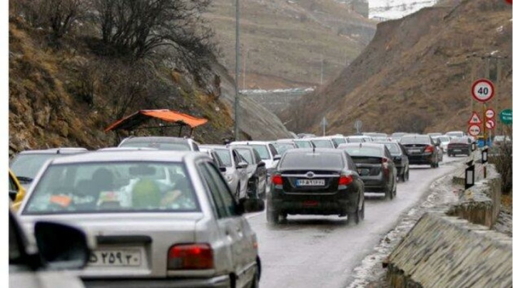 اعمال محدودیت‌های ترافیکی در چالوس و هراز