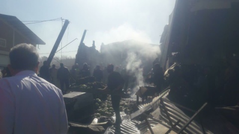 فیلم/ سقوط یک فروند بالگرد ارتش در درچه اصفهان