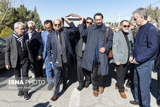 تشییع پیکر علی باباچاهی - بهشت سکینه کرج