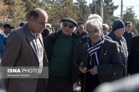 تشییع پیکر علی باباچاهی - بهشت سکینه کرج