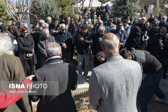 تشییع پیکر علی باباچاهی - بهشت سکینه کرج